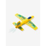 Avion planeur fire jet jaune
