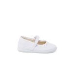 Babies barefoot lin lger fermeture  scratch blanc