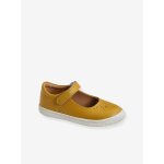 Babies cuir fille collection maternelle jaune moutarde