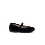 Babies velours fille bride fine  scratch noir
