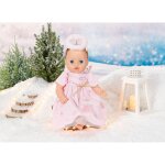 Baby annabell robe de no�l 43 cm rose