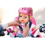Baby born casque de v�lo pour poup�e rose
