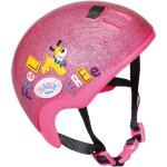 Baby born casque de vlo pour poupe rose