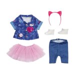 Baby born deluxe ensemble robe en jeans 43 cm multicolore Baby born deluxe ensemble robe en jeans 43 cm multicolore