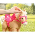 Baby born my cute horse - cheval en peluche interactive beige et rose
