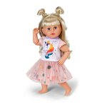 Baby born robe licorne avec tutu 43 cm multicolore