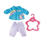 Baby born vêtement de poupée 43 cm costume de loisirs turquoise multicolore Baby born vêtement de poupée 43 cm costume de loisirs turquoise multicolore