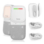Babyphone audio babyline 2. 2 avec communication bidirectionnelle et autonomie jusqu � 12 h white