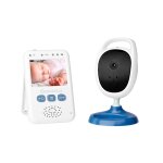 Babyphone cam�ra port�e 250m bleu