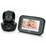Babyphone sans fil avec camra et cran couleur 4, 3 pouces moniteur bb, vision nocturne, longue porte ...