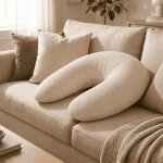 Babysom - coussin de maternit� 3 en 1 : grossesse, allaitement &amp$ repos b�b� - housse 100% coton - ...