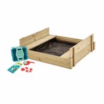 Bac À sable avec bancs et kit accessoires explorateur bois fsc® marron Bac À sable avec bancs et kit accessoires explorateur bois fsc® marron