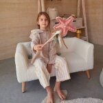 Baguette magique en coton starfish rose canyon, rose, olive, miel