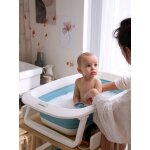 Baignoire de bain pliante turquoise