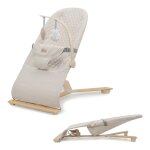 Balancelle �lectrique b�b� 2 en 1 avec fonction transat beige