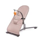 Balancelle �lectrique b�b� 2 en 1 avec fonction transat rose poudr�