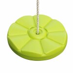 Balan�oire disque en plastique souffl� pour portique de 2 � 2, 2m, agr�s, accessoire vert