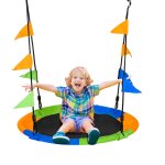 Balan�oire nid d'oiseau ronde balan�oire panier � 100 cm 2 anneaux inclus m�tal �poxy pp oxford haute ...