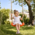 Balan�oire plastique pour portique balan�oire 2 m - 2, 5 m pour enfants orange