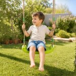 Balan�oire plastique pour portique balan�oire 2 m - 2, 5 m pour enfants vert