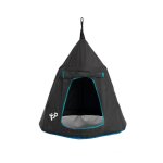 Balanoire tente ovni mtal h190 - 250cm noir