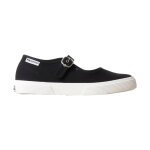 Ballerines � brides noir blanc