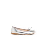 Ballerines de couleurs pour fille en cuir argent Ballerines de couleurs pour fille en cuir argent