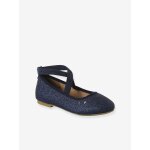 Ballerines croises lastiques enfant collection maternelle marine