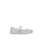 Ballerines en cuir et tissu laminé pavia argent Ballerines en cuir et tissu laminé pavia argent