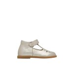 Ballerines en cuir vernis maluku platine