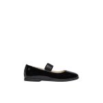 Ballerines en cuir verni valy noir -