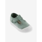 Ballerines enfant mercedes lona tintada vert sauge