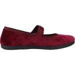 Ballerines fille � boucle bordeaux