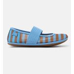 Ballerines fille cuir right kids bleu marron