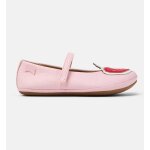Ballerines fille cuir right kids twins rose pastel