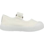 Ballerines � scratch fille blanc