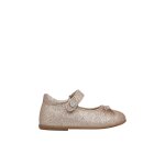 Ballerines en tissu paillet ballet rose poudr -