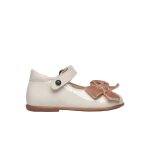 Ballerines en verni arabesque blanc crème - Ballerines en verni arabesque blanc crème -
