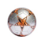 Ballon de foot (taille 5) tpu finale club orange / argent