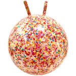 Ballon sauteur paillettes multicolore Ballon sauteur paillettes multicolore