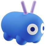 Ballon sauteur skippi bleu, violet