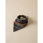Bandana pour chien - collection fine truffe carreaux ecossais vert