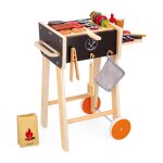 Barbecue en bois 57 accessoires multicolore