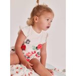Barboteuse b�b� en coton blanc