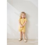 Barboteuse b�b� en gaze de coton camila jaune