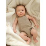 Barboteuse bb laine et cachemire personnalisable beige chin