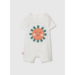 Barboteuse en coton blanc