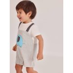 Barboteuse en coton multicolore