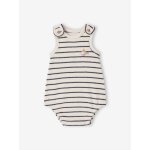 Barboteuse sans manches naissance cru