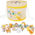 Baril de cubes la ferme jaune Baril de cubes la ferme jaune